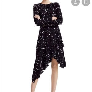 Brand new Maje black dress with stars